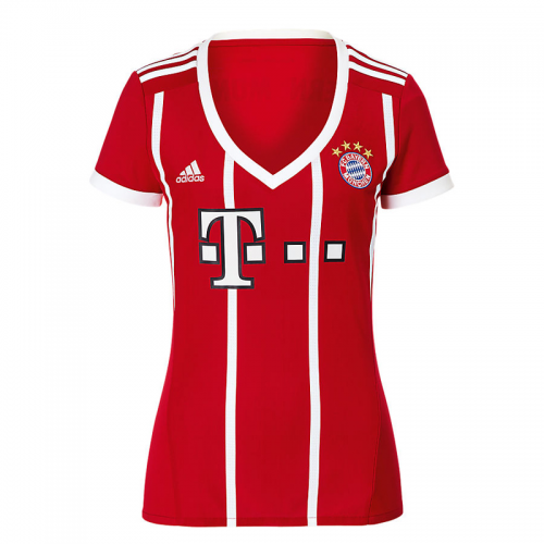 2017-18 Bayern Munich Women's Home Soccer Jersey